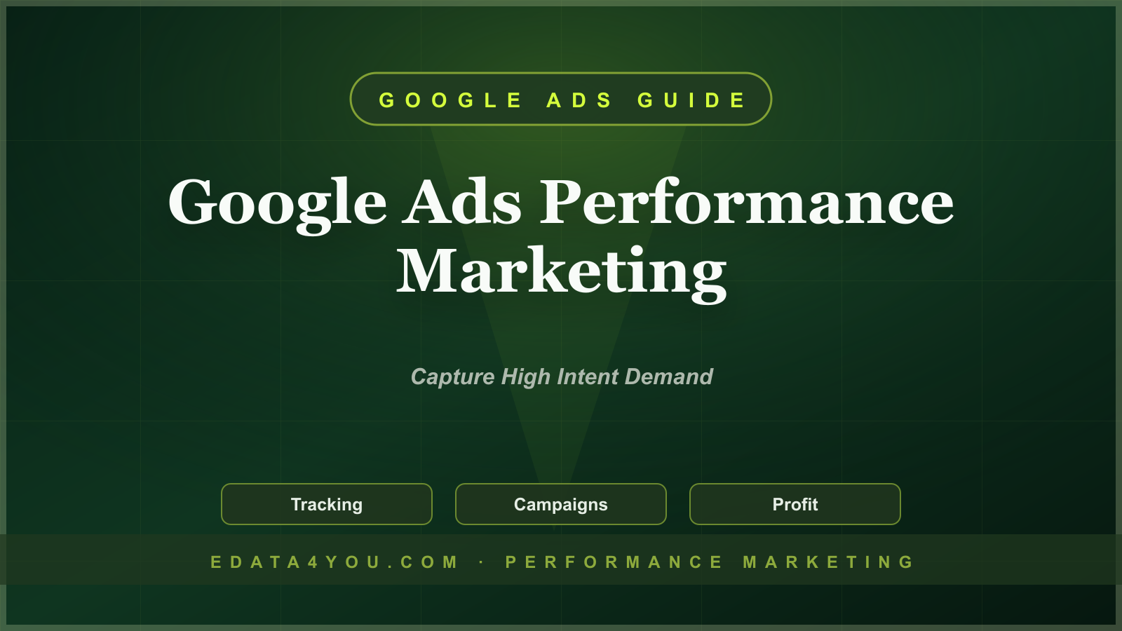 Google Ads Performance Marketing Guide for Ecommerce and Service Businesses