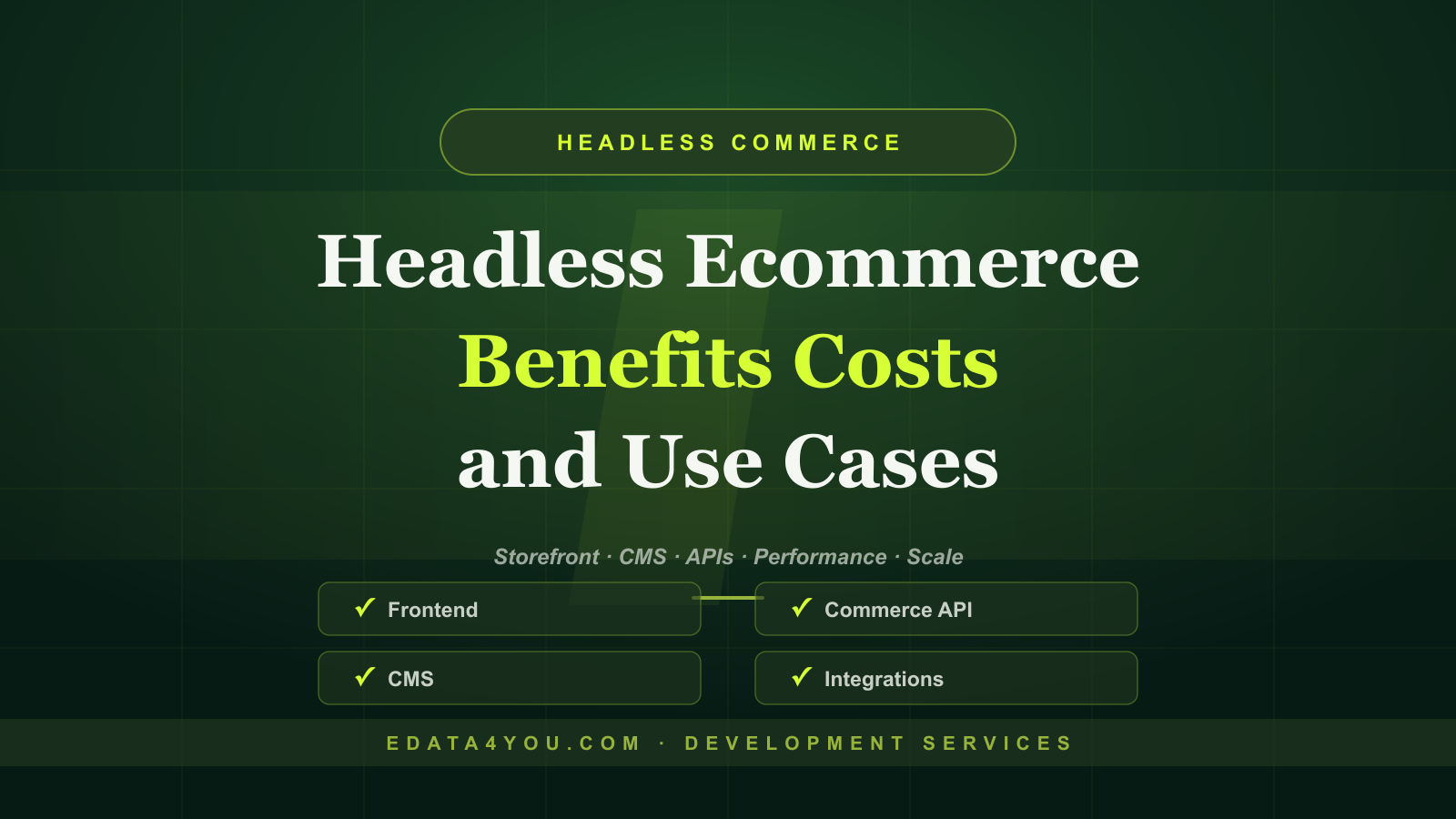 Headless Ecommerce Development: Benefits, Costs, and Use Cases
