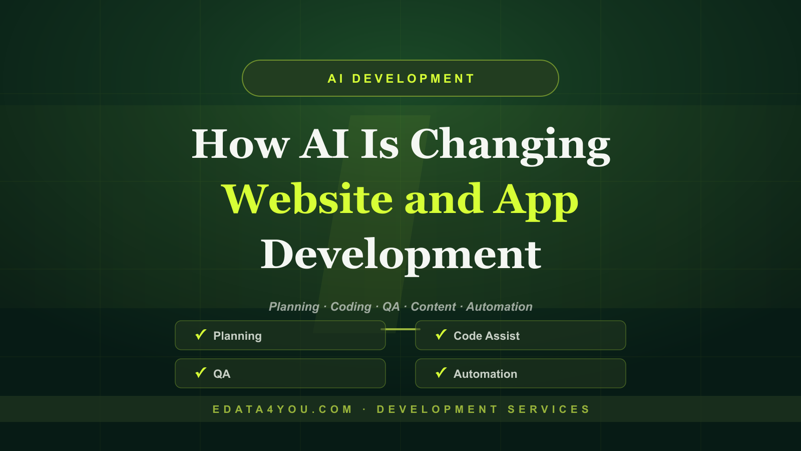 How AI Is Changing Website and App Development in 2026