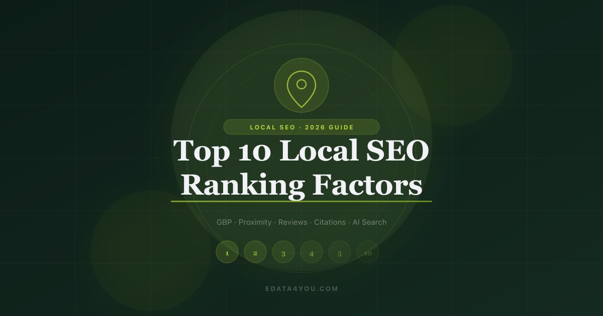 Top 10 Local SEO Ranking Factors in 2026