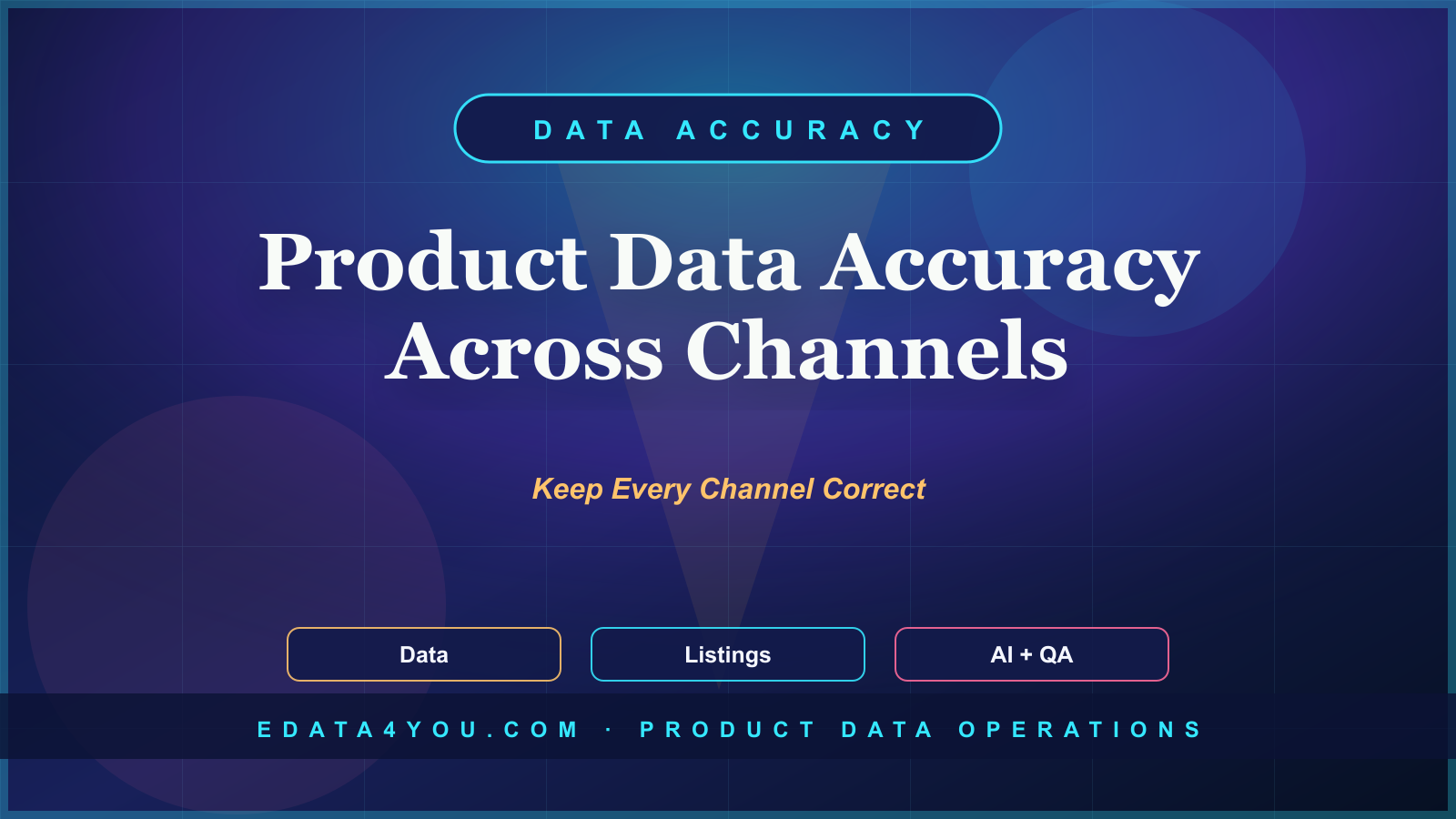 How to Maintain Product Data Accuracy Across Multiple Sales Channels