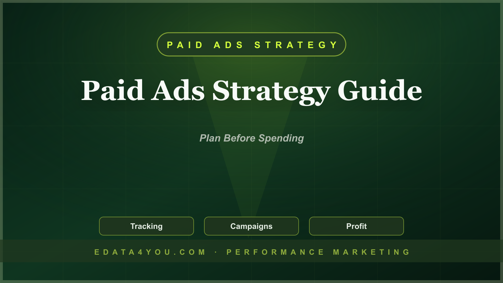 Paid Ads Strategy Guide: How to Plan Campaigns That Drive Profitable Growth
