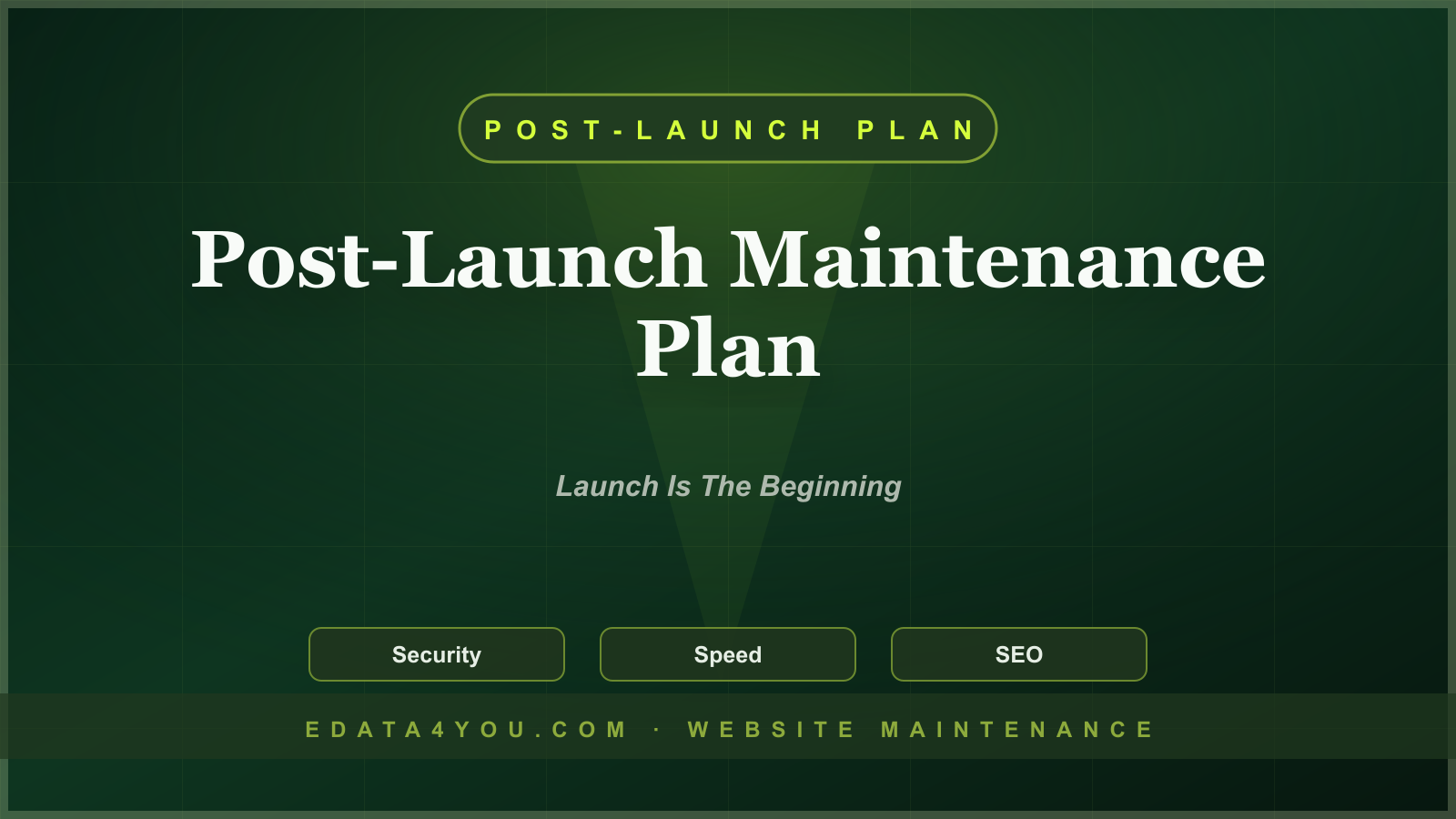Post-Launch Website Maintenance Plan: What to Do After a New Site Goes Live