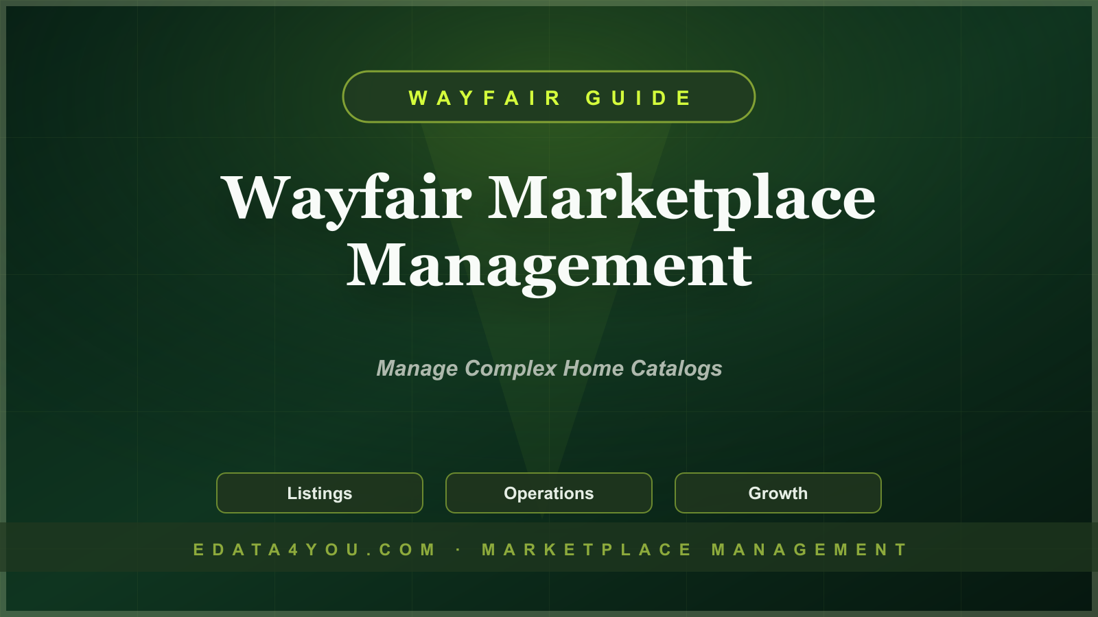 Wayfair Marketplace Management Guide for Home, Furniture, and Decor Sellers