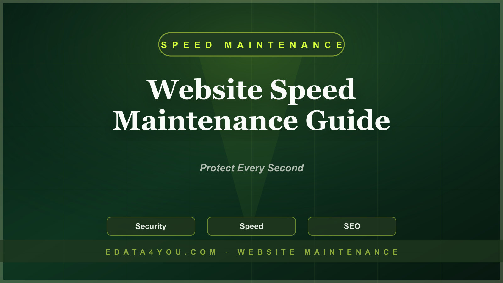 Website Speed Maintenance Guide: Keep Pages Fast After Launch